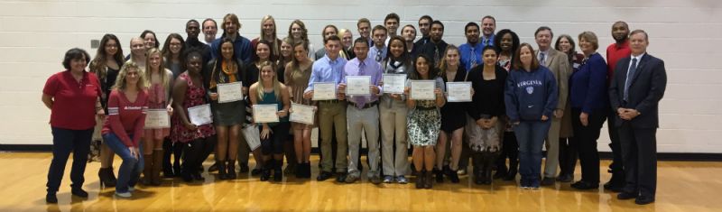 Spring 2015 Scholar-Athletes