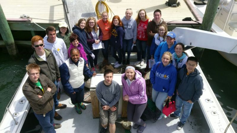 NSA students and Deirdre Gonsalves-Jackson