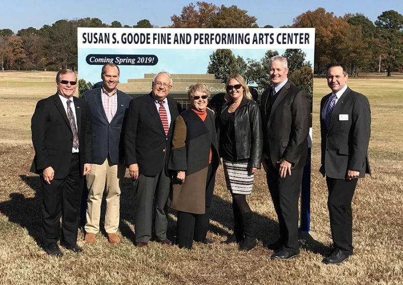 Groundbreaking for the Susan S. Goode Fine and Performing Arts Center