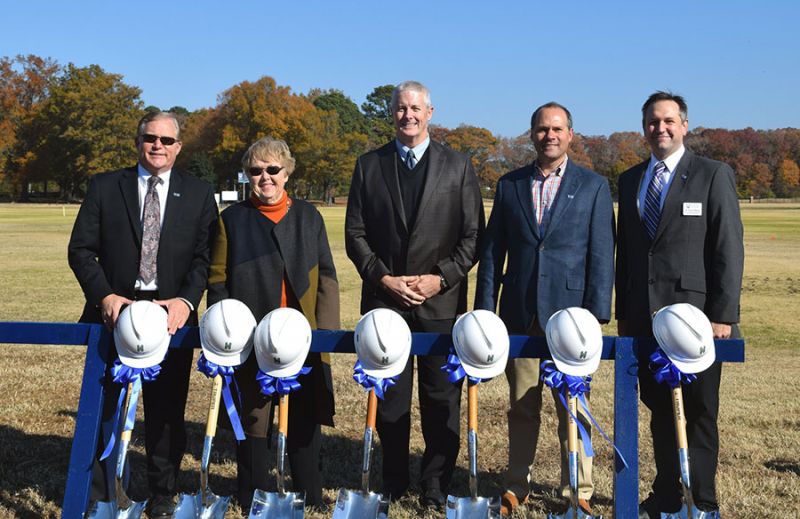 Groundbreaking for the Susan S. Goode Fine and Performing Arts Center