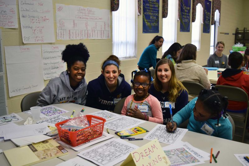 VWC students volunteer during Day of Service