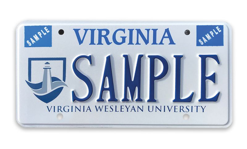 VWU License Plate
