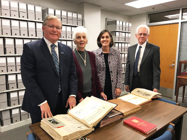Former first lady Alice Clarke gifts 32 volumes to University Archives