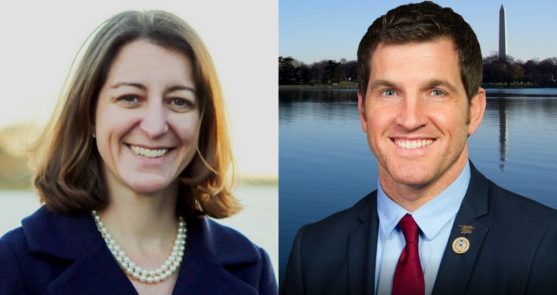 Elaine Luria and Scott Taylor