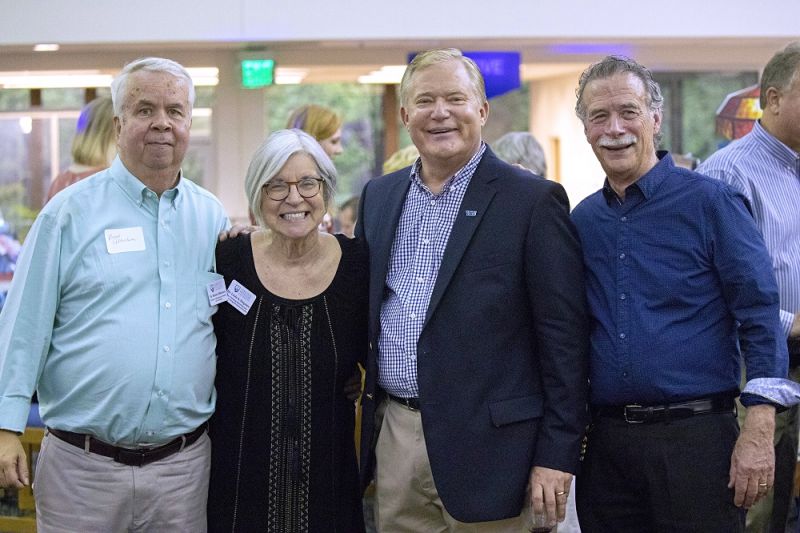 Pictured: Bob Albertson, Linda Ferguson, President Scott D. Miller, and Dave Garraty.
