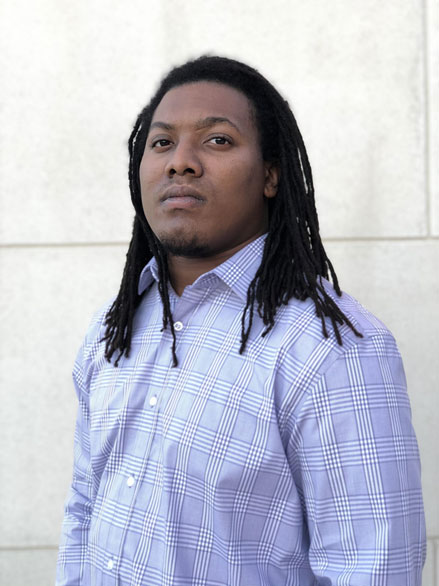 Zion Howard at the Beacon on the Virginia Wesleyan University campus. Photo by Anikka Jones. (November 16, 2020) Zion Howard at the Beacon on the Virginia Wesleyan University campus. Photo by Anikka Jones. (November 16, 2020)