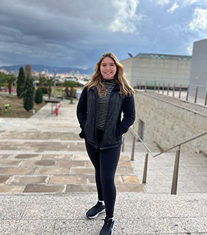 Melina Cabral at the Biblioteca General on the Universidad de Murcia Espinardo Campus - January 2022 (Taken by Kari Evans)