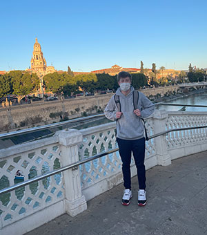 Andrew Glass at the Rio Segura in Murcia, Spain - January 2022 (Taken by Juan)