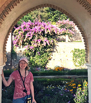 Riley Conrad at La Alhambra in Granada, Spain, September 1, 2017. Photograph by Kaitlyn Cock. Riley Conrad at La Alhambra in Granada, Spain, September 1, 2017. Photograph by Kaitlyn Cock.