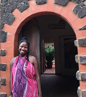 Nyuy Njoka at the Toubab Dialow in Dakar, Senegal, September 9, 2017. Photograph by Katie. Nyuy Njoka at the Toubab Dialow in Dakar, Senegal, September 9, 2017. Photograph by Katie.