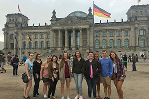 Virginia Wesleyan students in Berlin, Germany, summer 2018. Photograph by Antje Schwennicke. Virginia Wesleyan students in Berlin, Germany, summer 2018. Photograph by Antje Schwennicke.