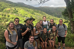 REC 348 students on the Waihee Ridge in Maui, Hawaii, January 2018. Photograph by Prof. Doug Kennedy.
REC 348 students on the Waihee Ridge in Maui, Hawaii, January 2018. Photograph by Prof. Doug Kennedy.