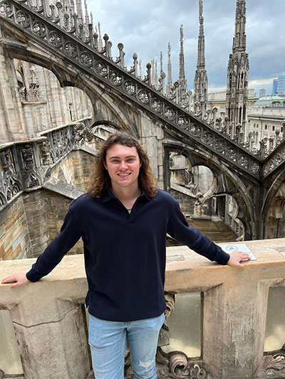 Jack Palmer - Duomo di Milano, Milan, Italy - Taken Sept. 30, 2022 by Kiera Doyle