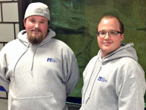 Eric Miller '12 and Bill Miller '09