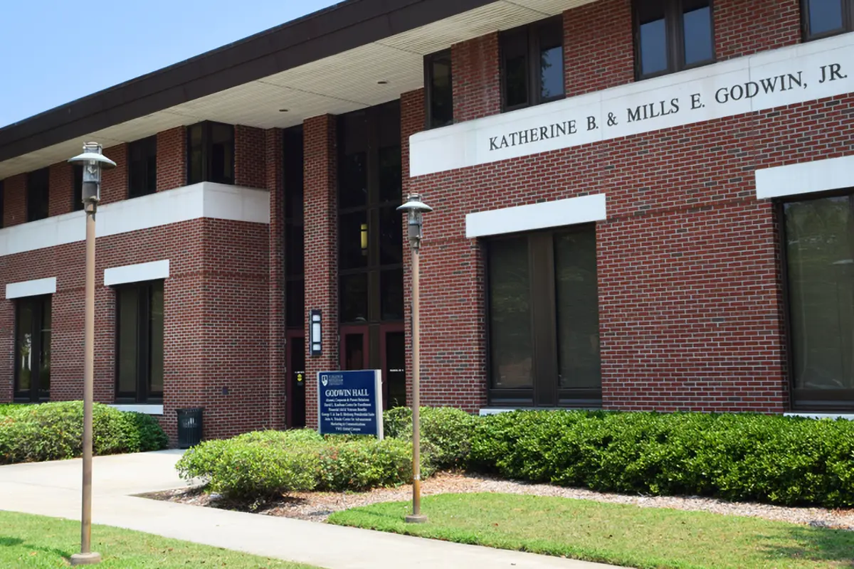  Godwin Hall house the administration offices, enrollment and financial aid