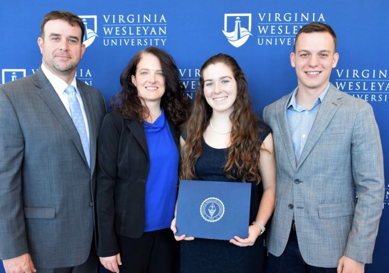 Alyssa Taylor of Waynesboro, Pennsylvania, graduates magna cum laude this December with a double Bachelor of Science degree in biology and mathematics.