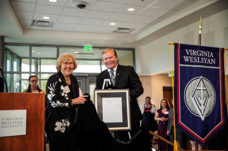 President Scott D. Miller and VWU Trustee Susan S. Goode
