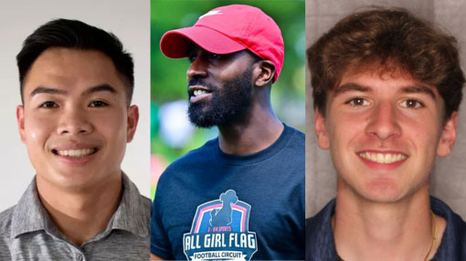 From left: BT Pham, Jamaar Hawkins, and Jacob Balot