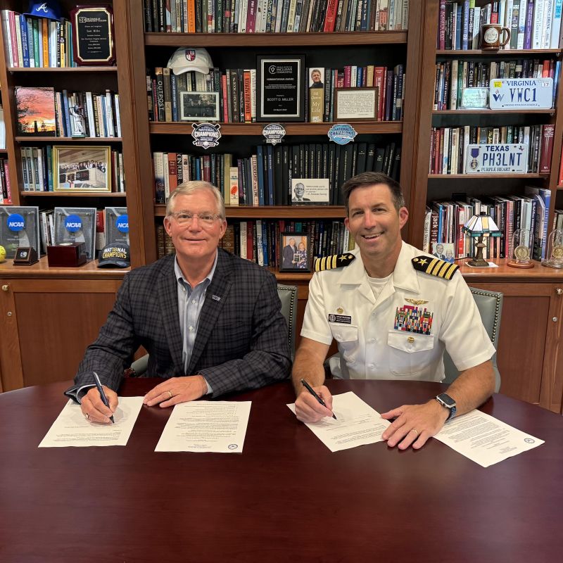 Dr. Scott Miller and Capt. Matt Frauenzimmer